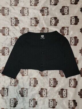 $1 | 0-3m | Button‑Up Bolero Cardigan